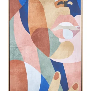 Canvas BITETTO Feminine Motif 93 x 129 cm Multicolour