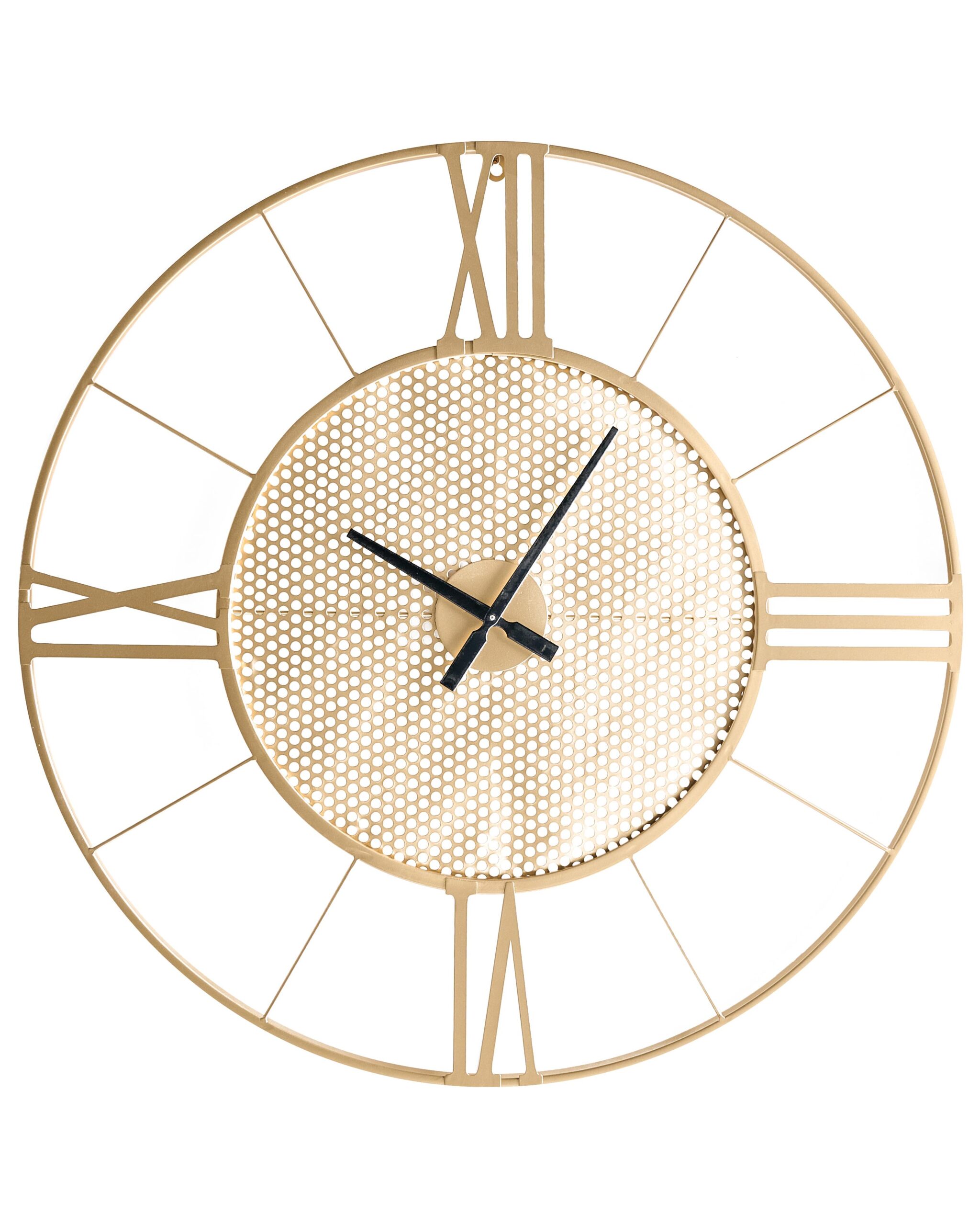 Wall Clock BLAMERE  80 cm Metal Gold
