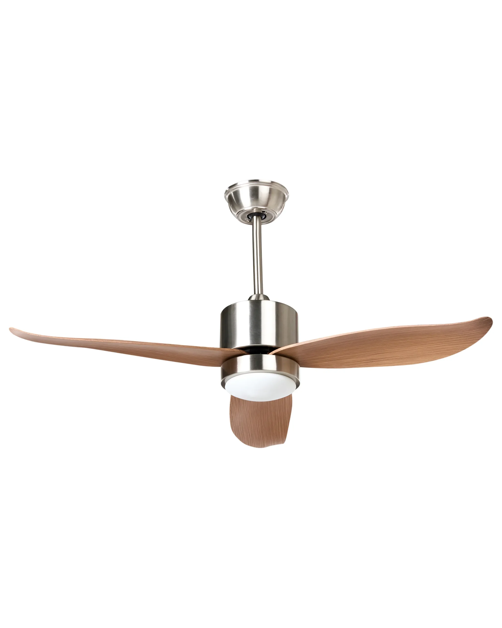 Ceiling Fan with Light MAHAUT  with Remote LED Light Brown