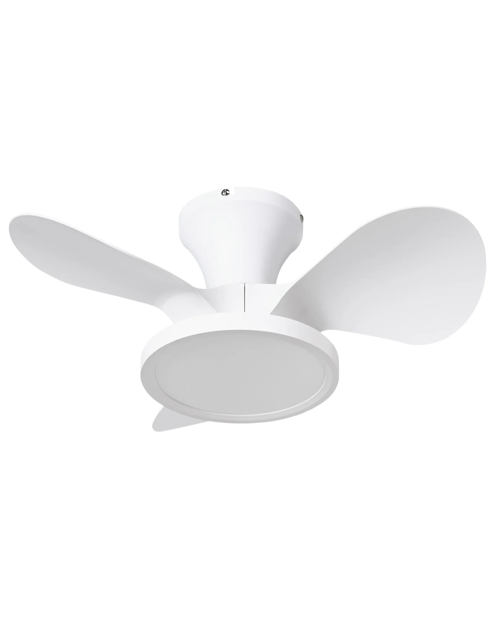 Ceiling Fan with Light PUNTI  with Remote LED White