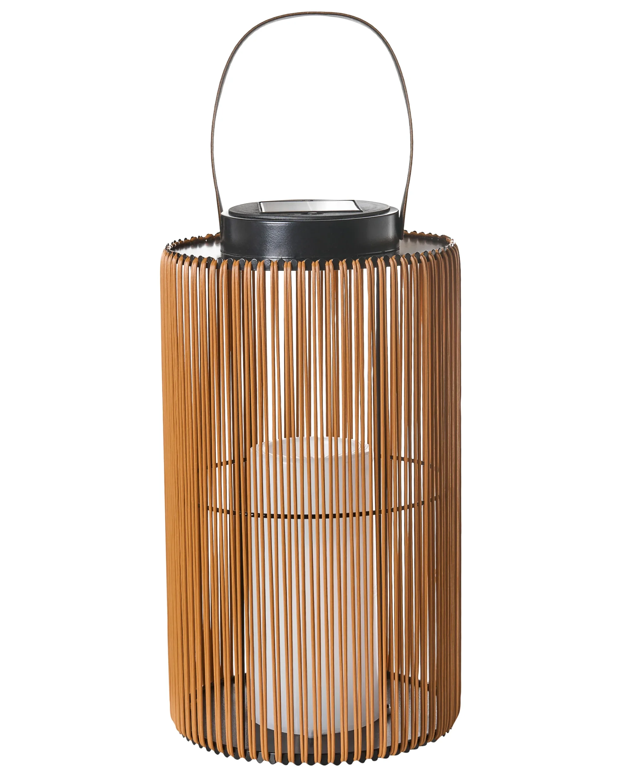 Solar Powered Lantern MACHILI  53 cm Brown