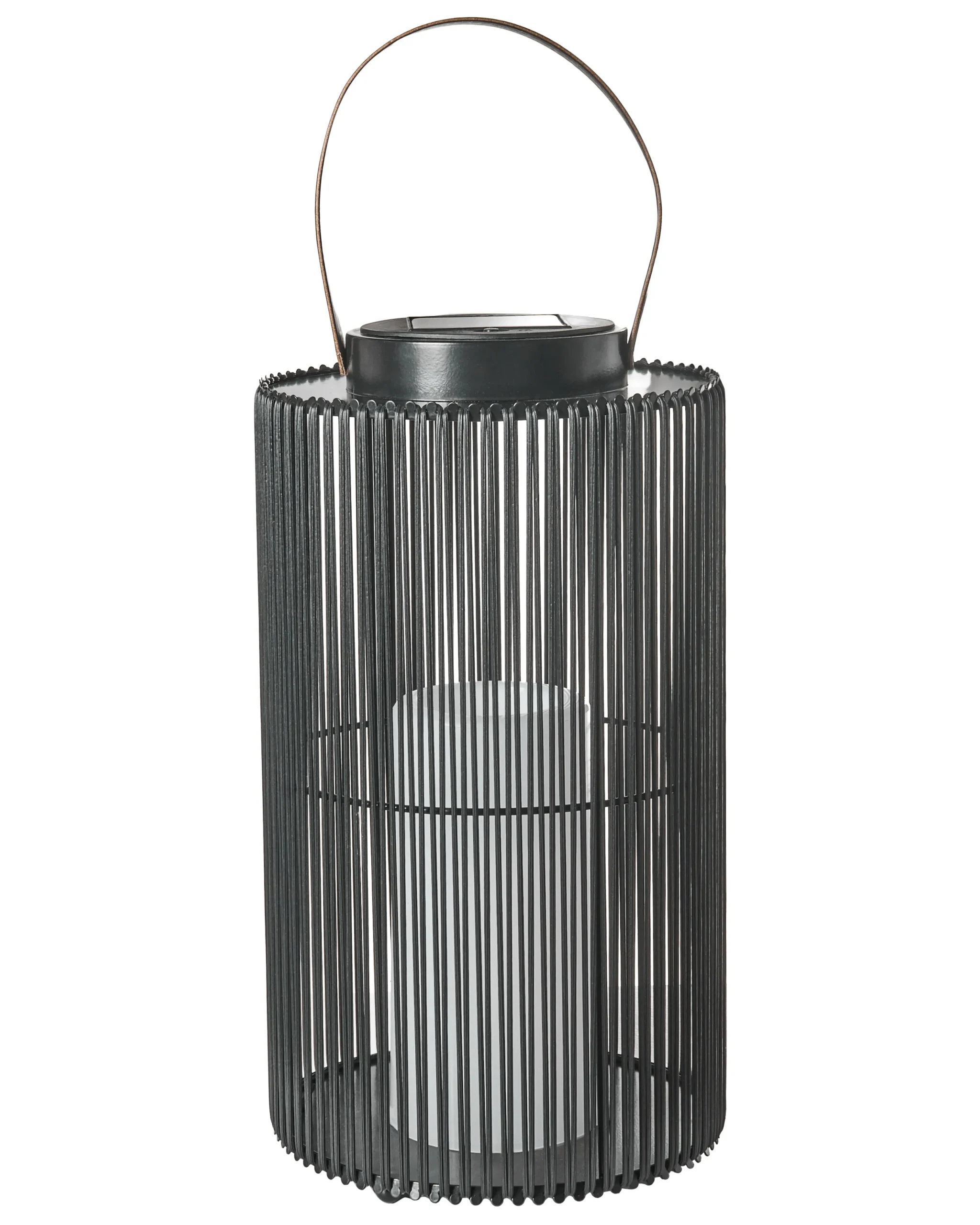 Solar Powered Lantern MACHILI  53 cm Black