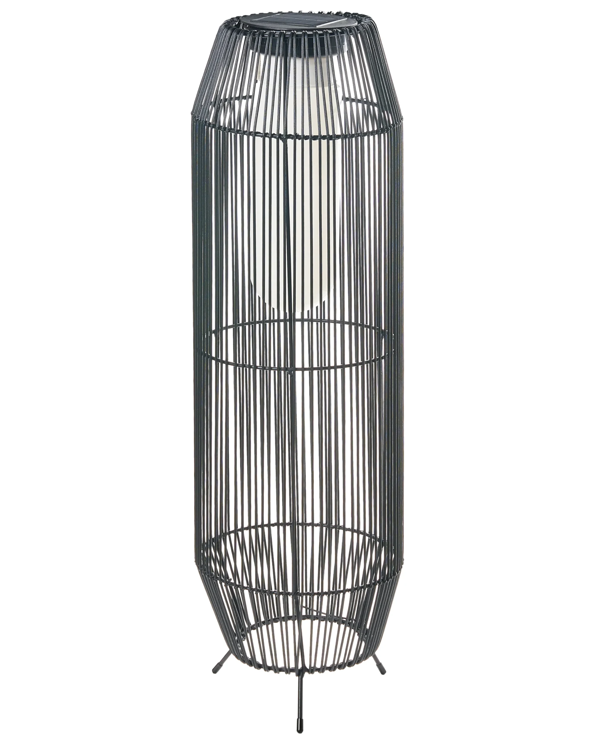 Solar Powered Lantern DONGWE  70 cm Black