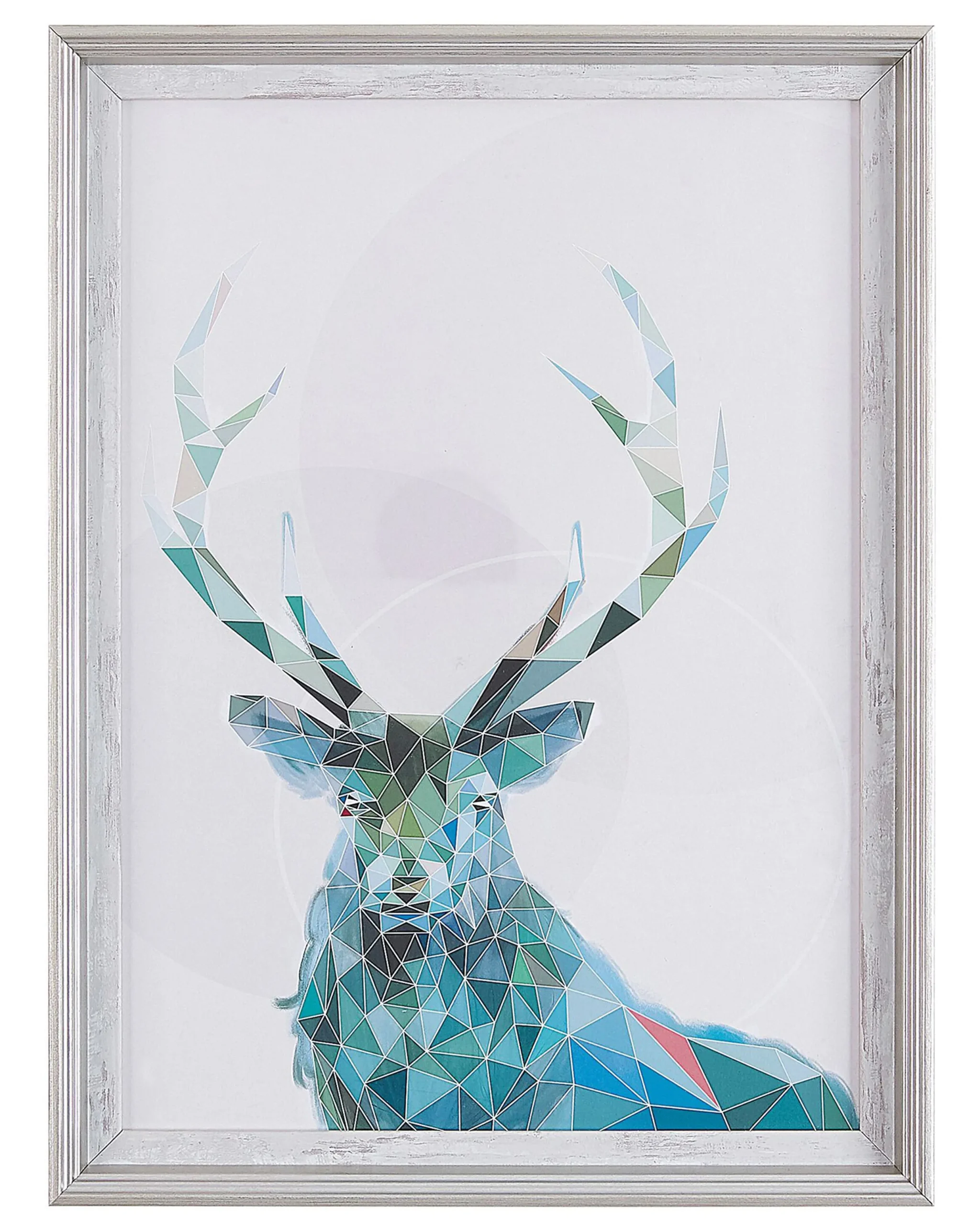Framed Wall Print KAYES  Animal Motif 30 x 40 cm Blue
