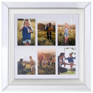 Frame for 6 Photos MAKENI  Silver