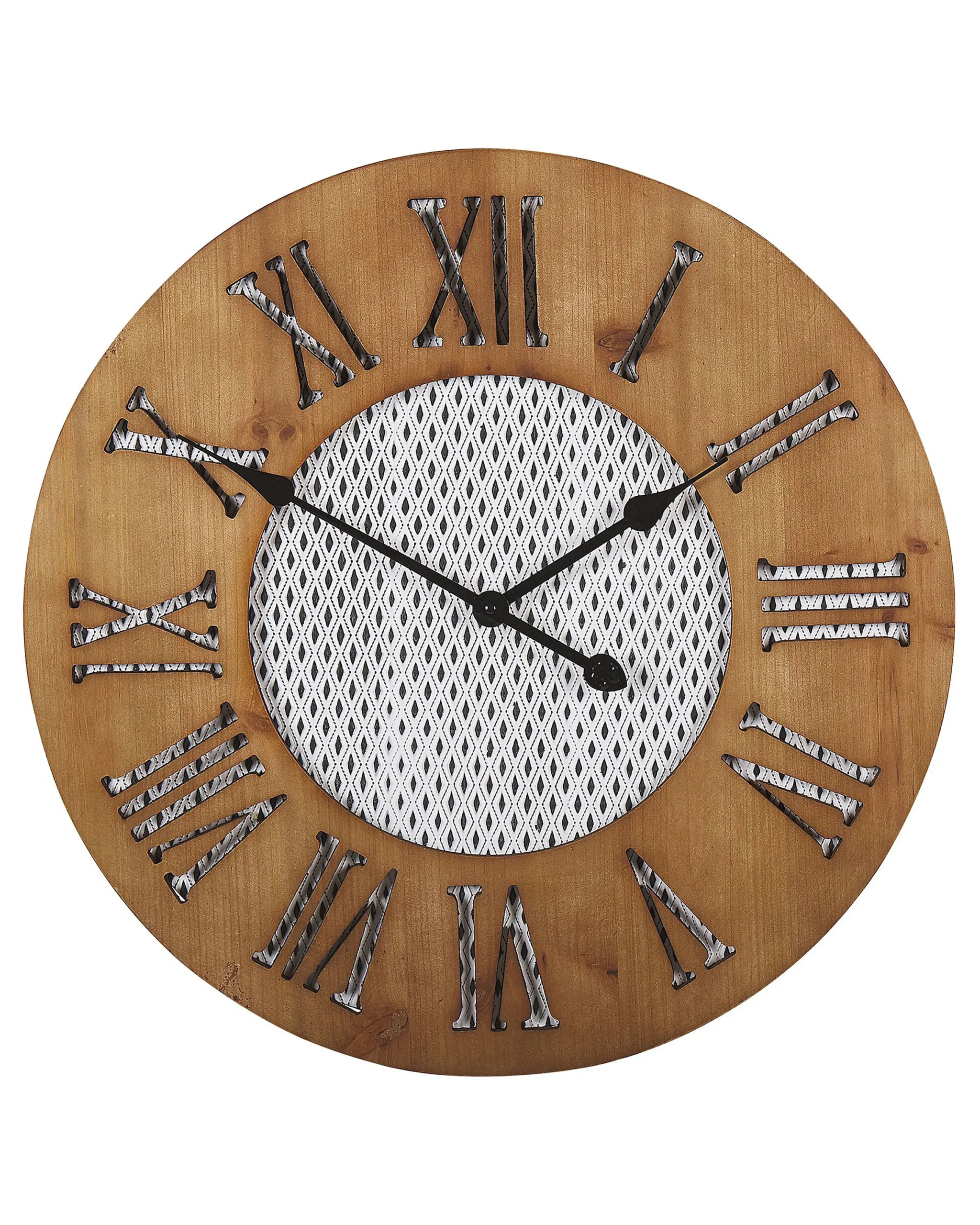 Wall Clock CUILCO  60 cm Fir Wood Brown