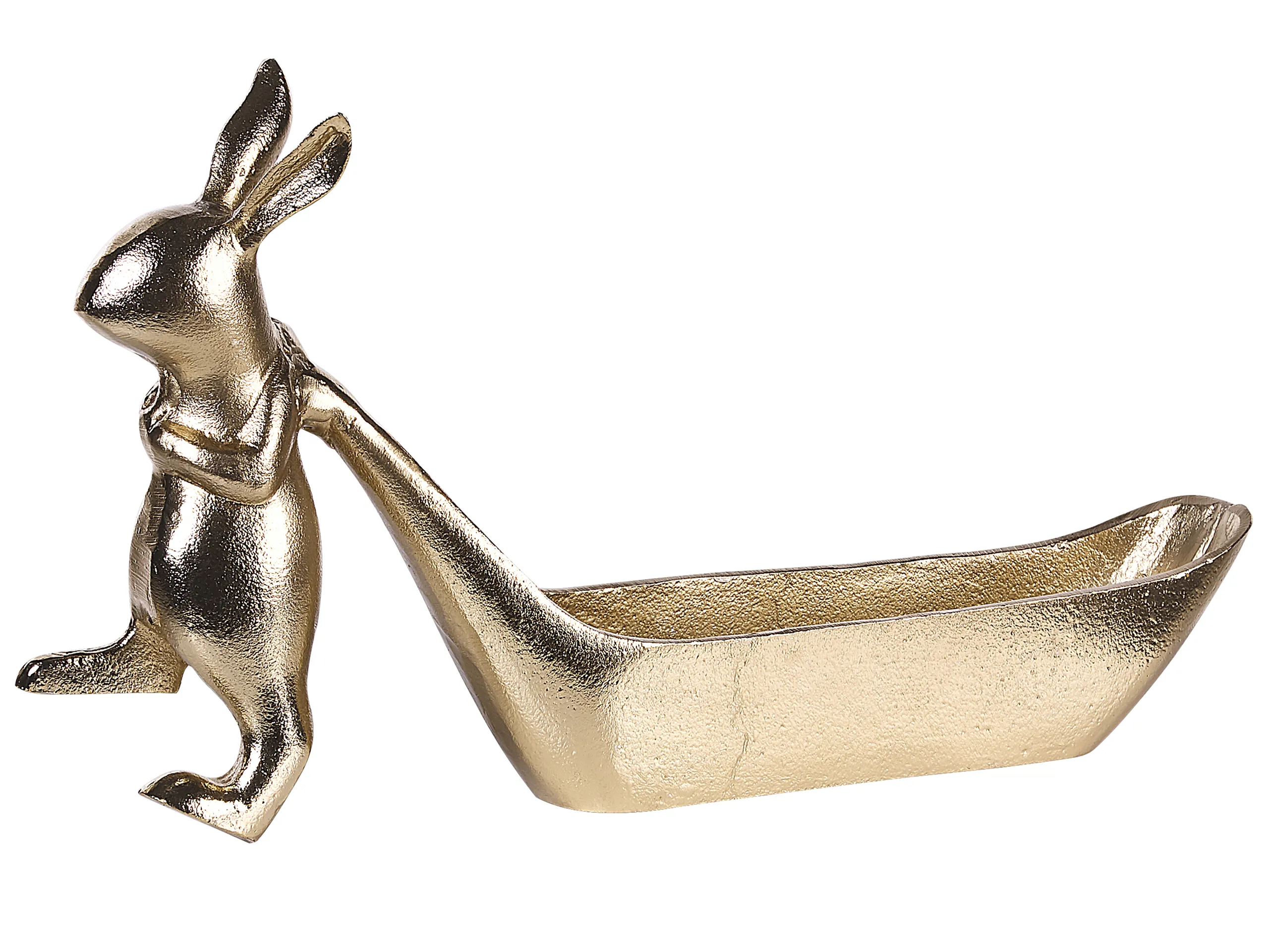 Trinket Dish Rabbit PROGO  Metal Gold