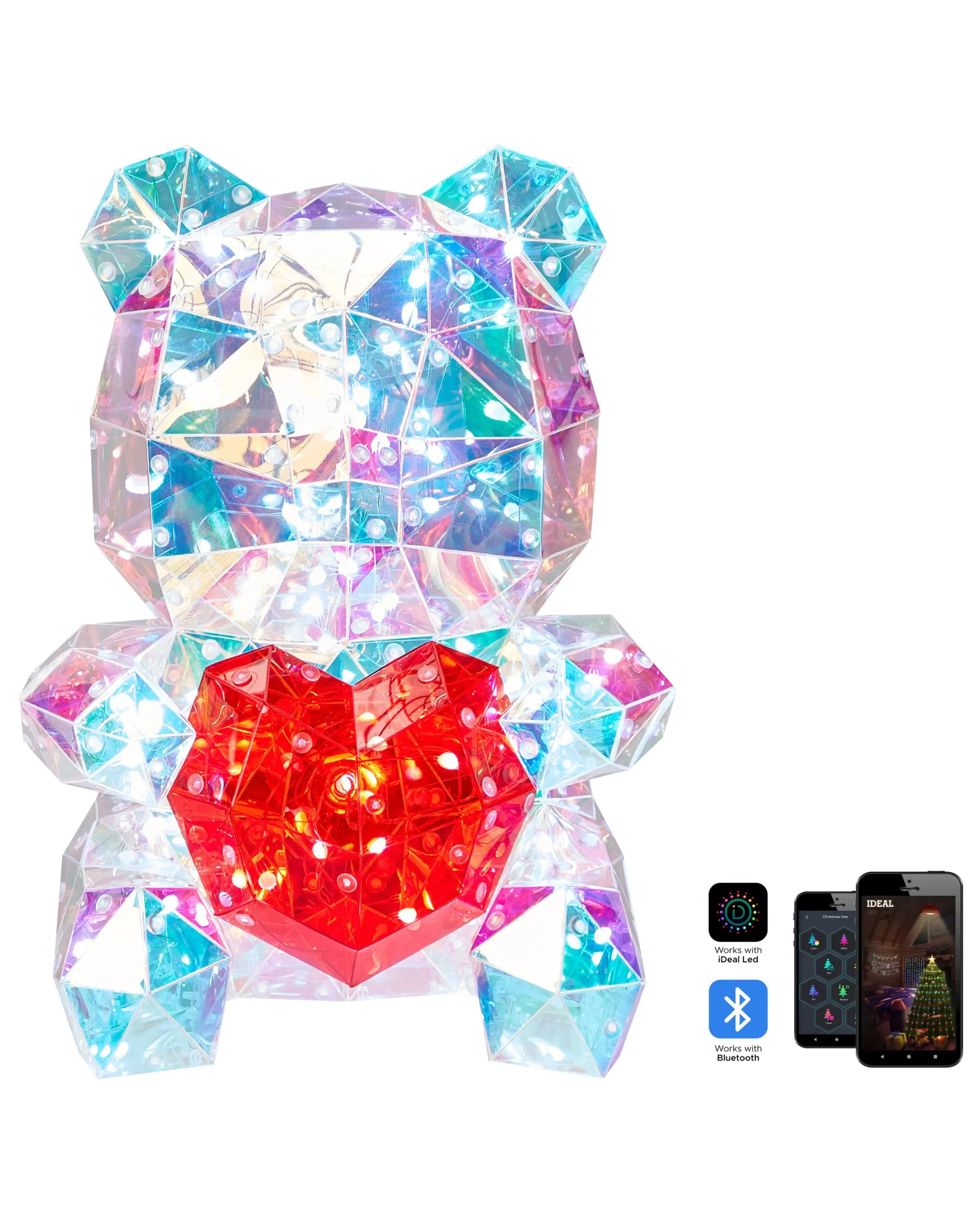 LED Decoration Teddy Bear RIGEL  with App Multicolour