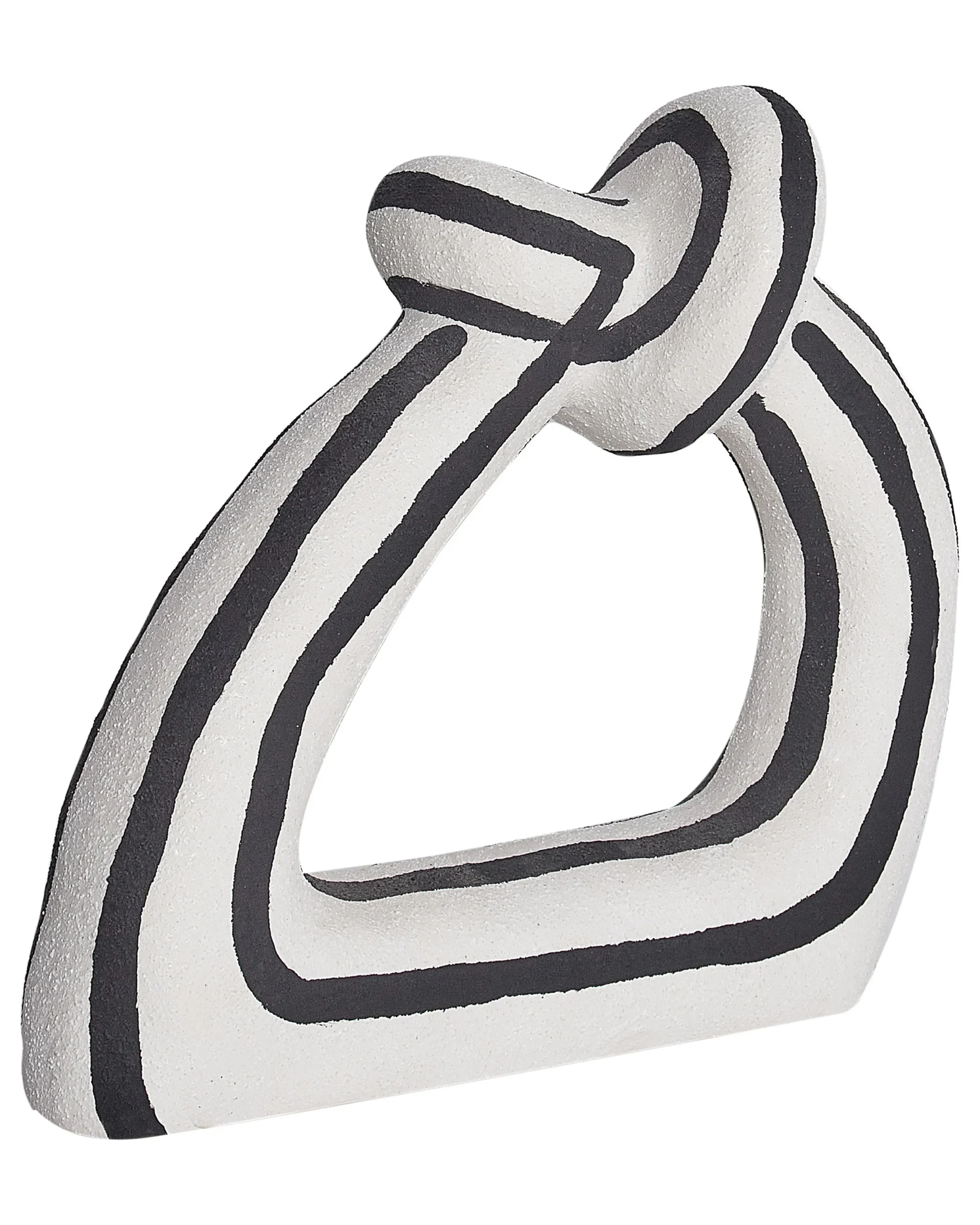 Figurine ZANDER  Stoneware Black/ White