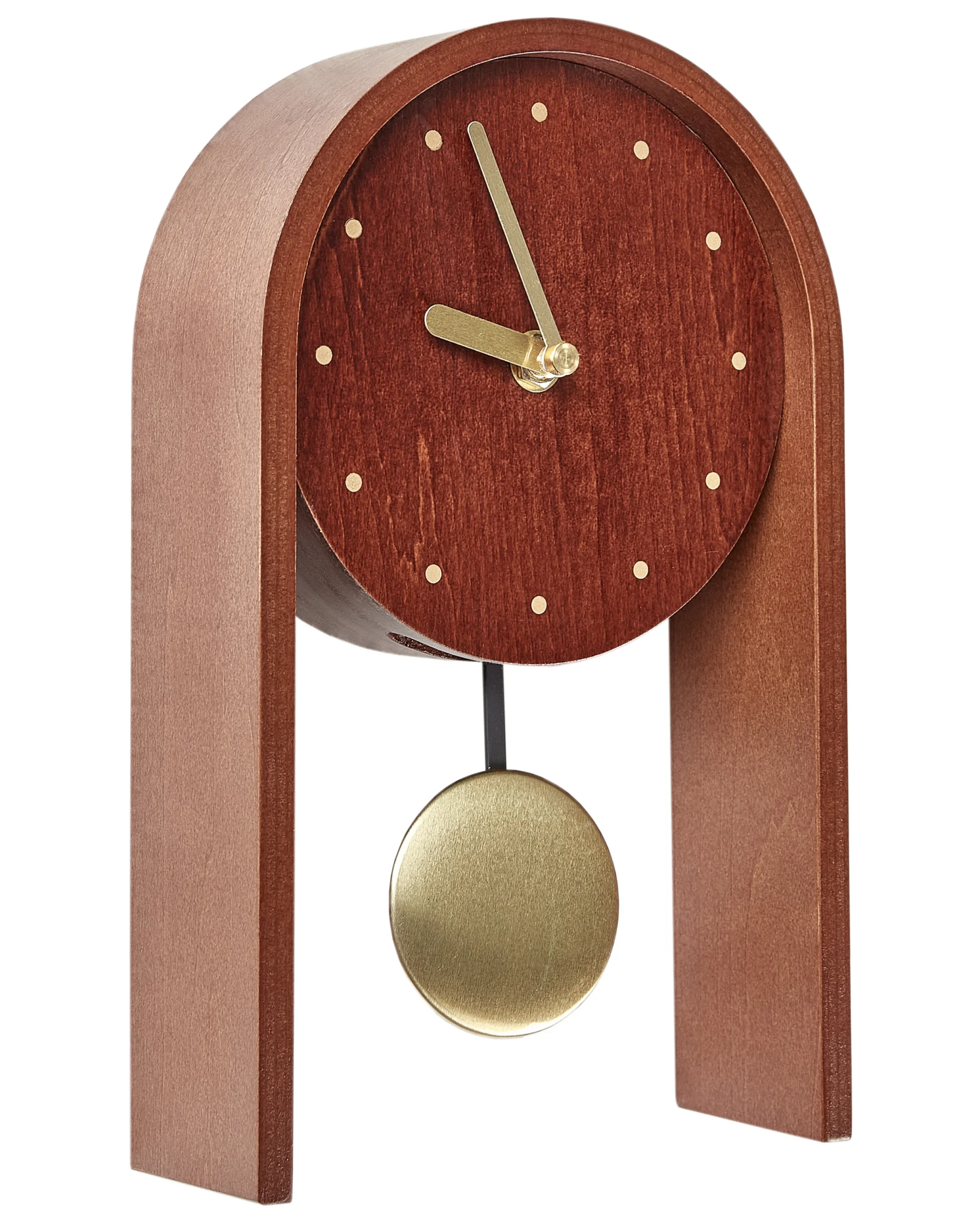 Clock FERDEN  15 cm Brown