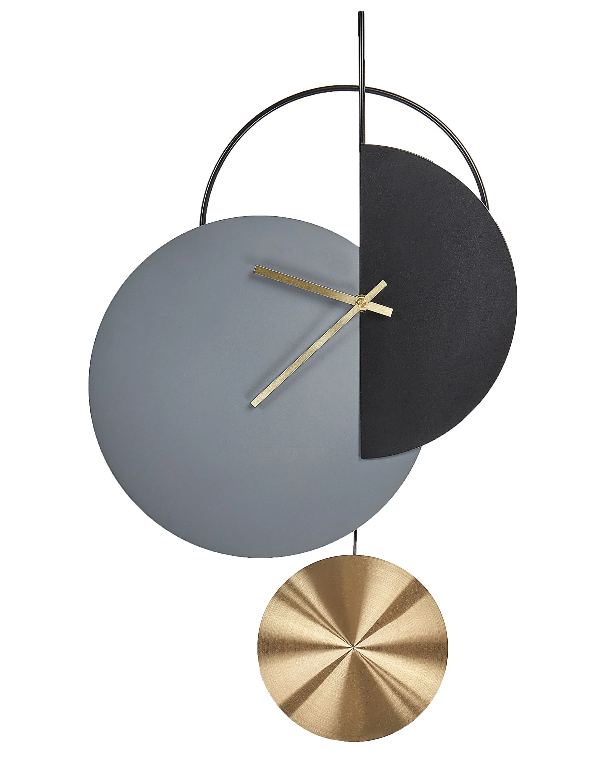 Wall Clock NENDAZ  32 cm Metal Grey
